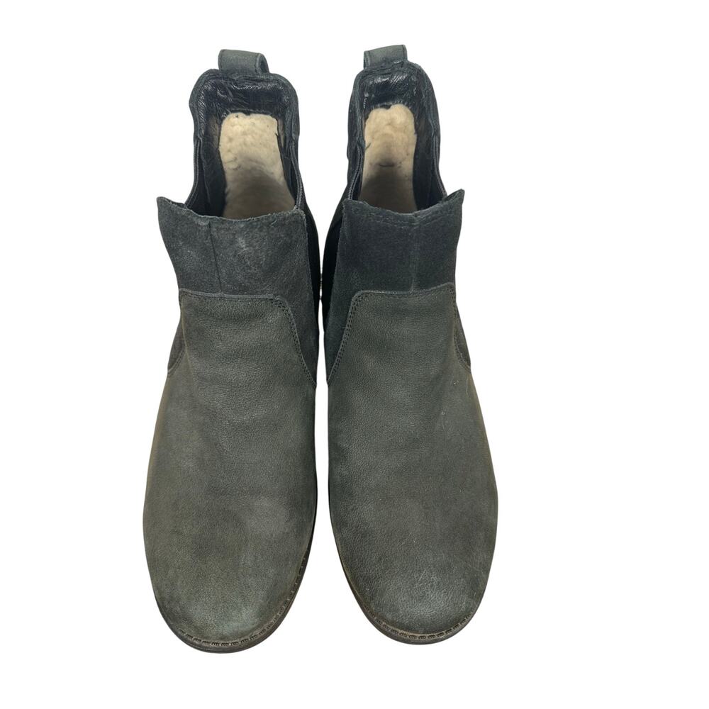 UGG Bonham Chelsea Boots Women's charcoal/black nubuck/suede leather Size 8